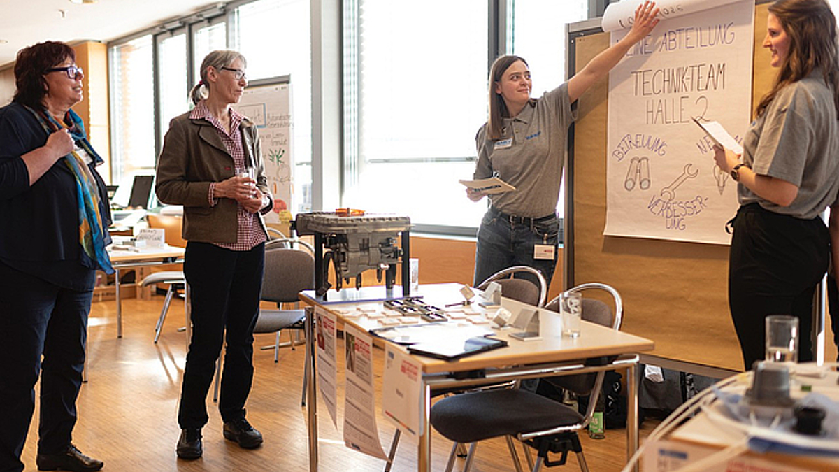 Foto: Einführungsveranstaltung eines Technik-Teams